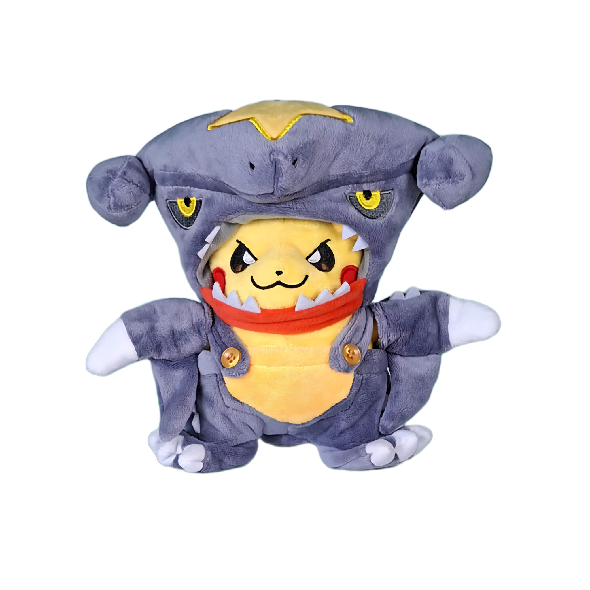 Pikachu Garchomp Cosplay Knuffel